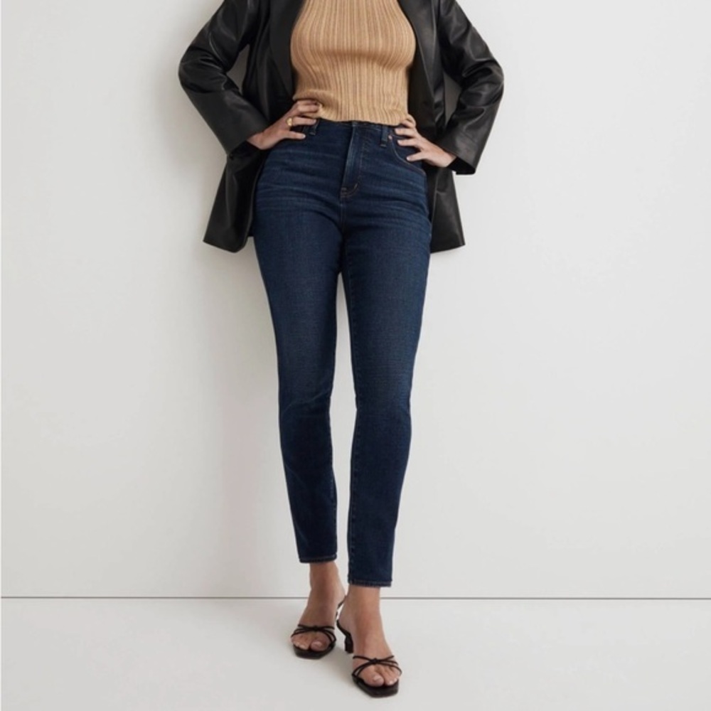 Madewell Women's Curvy 10' High-Rise Skinny Jeans size 25 NWOT